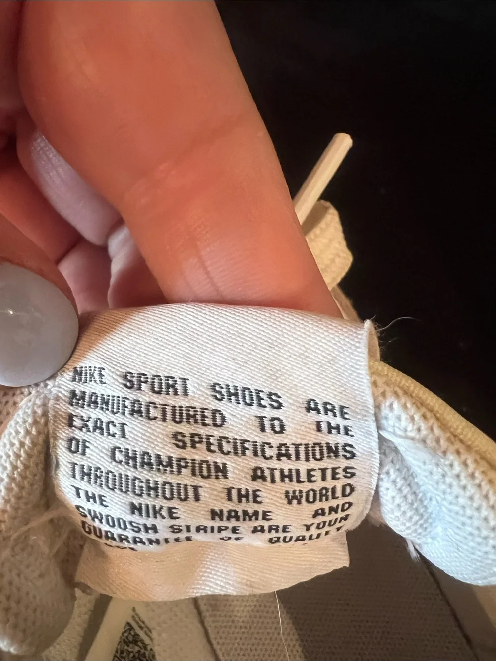 Nike worn very
